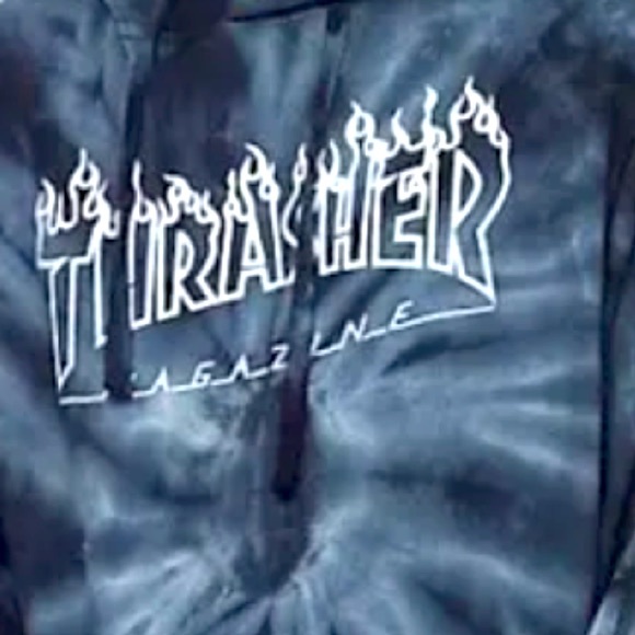 ☠️ 🔥 ☠️• ⚫️ THRASHER x 6’ Above Vibes 🔵 • 🔥☠️🔥